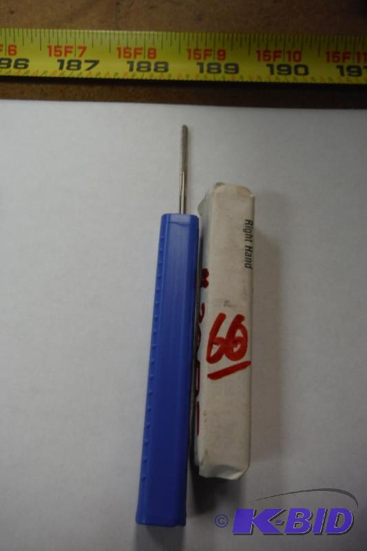 Union Butterfield 5010283 OAL 3 x Diameter 0.0880 HSS Straight Flute and Straight Shank Reamer, Right Hand