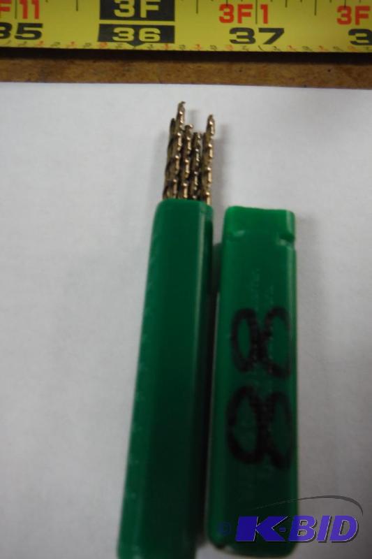 Precision Twist R18CO Cobalt Steel Jobber Drill Bit, Gold Oxide Finish, Round Shank, Spiral Flute, 135 Degree Point Angle