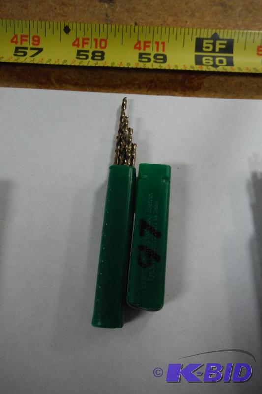 Precision Twist 2ACO Cobalt Steel Jobber Drill Bit, Gold Oxide Finish, Round Shank, Spiral Flute, 135 Degree Point Angle
