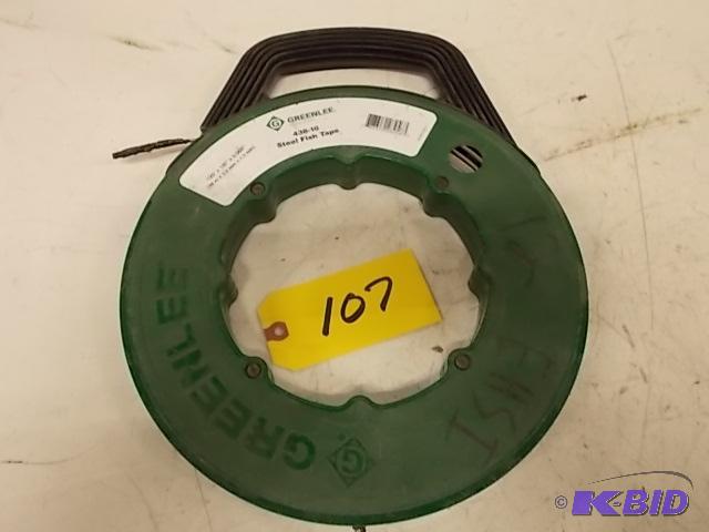 Greenlee 438-10 Steel Fish Tape, 18 x .060 x...