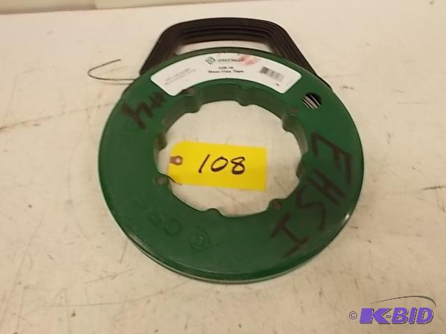 Greenlee 438-10 Steel Fish Tape, 18 x .060 x...
