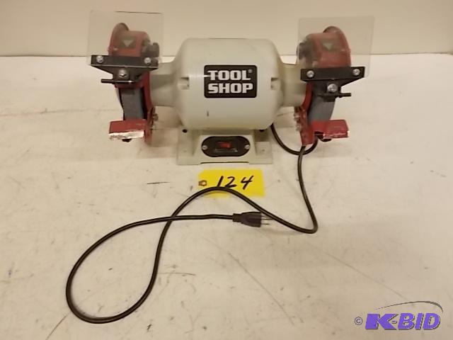 Tool Shop 6&quot Bench Grinder, Works...