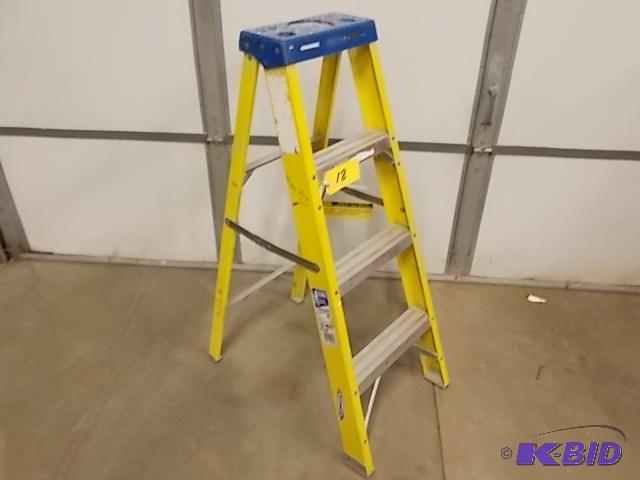 Werner 4 Fiberglass Step Ladder, 250 lb. Cap...