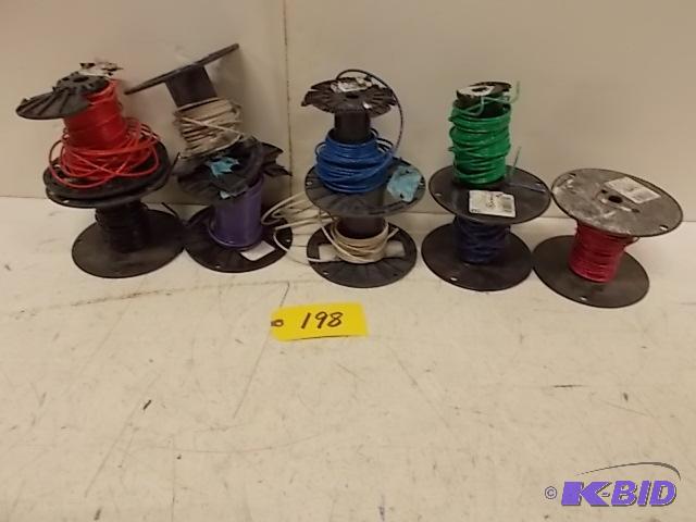 (9) Asstd Rolls of Wire, 12 awg...