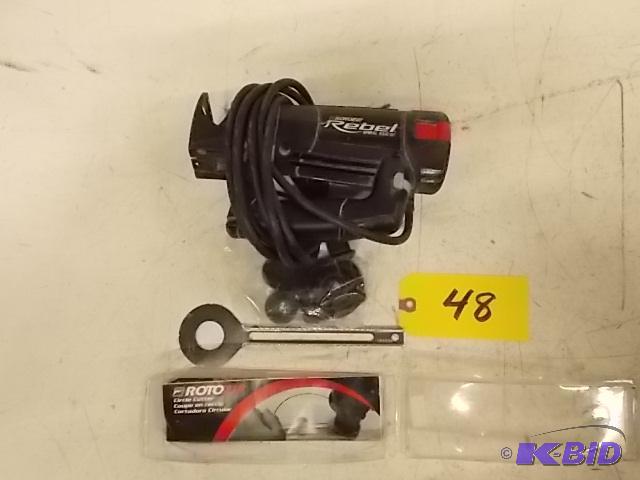 RotoZip Rebel Spiral Saw with Circle Cutter, ...