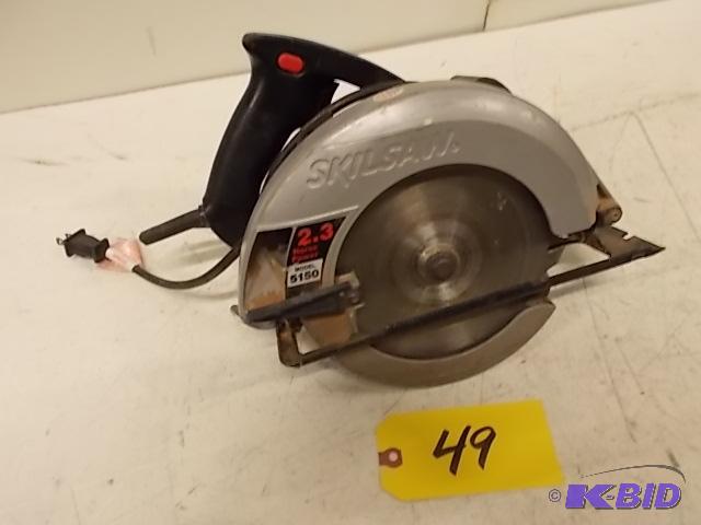 Skilsaw, 2.3 hp, Works...