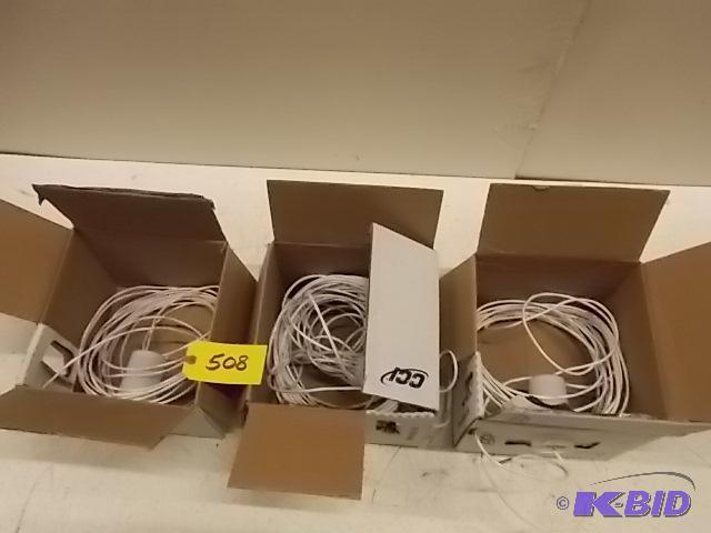 (3) Rolls of Wire, 162 Speaker Wire...