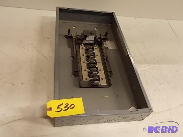 100 Amp Breaker Box, 20 Space, No Cover...