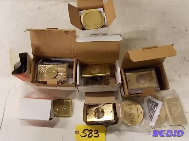 Asstd Floor Boxes &amp Brass Covers...
