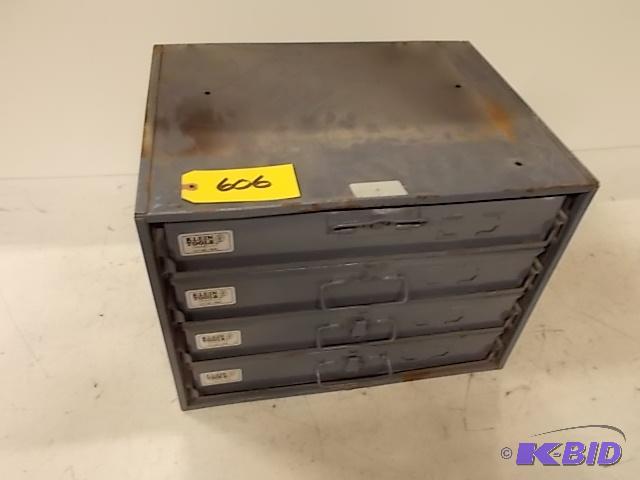 Klein 4 Drawer Parts Cabinet, (Top Drawer is ...