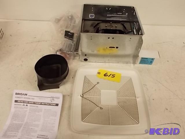 Broan Humidity Sensing Exhaust Fan (Missing L...