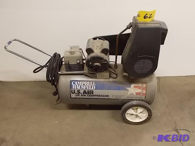 Campbell Hausfeld 3.5 hp. Air Compressor, Mis...