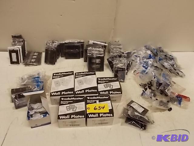 Asstd Black Wall Plates &amp Low Voltage In...