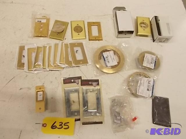 Asstd Brass Wall &amp Floor Plates...