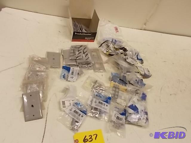 Asstd Gray Wall Plates &amp Low Voltage Ins...