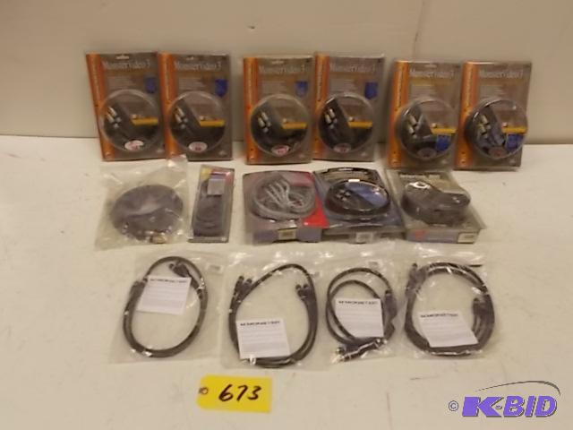 (15) Asstd Monster Cables...