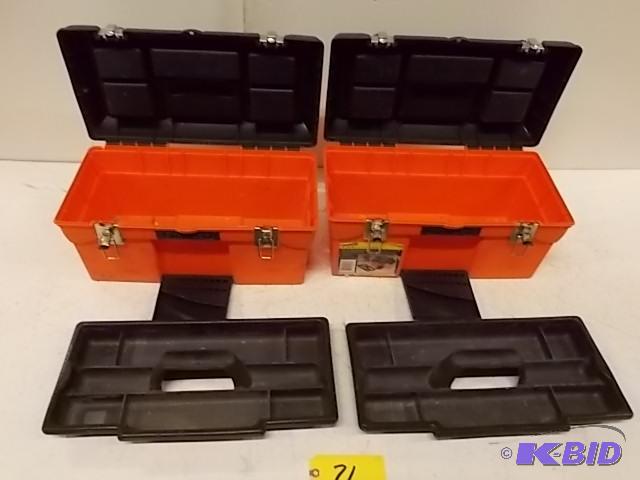 (2) Stanley Tool Boxes...