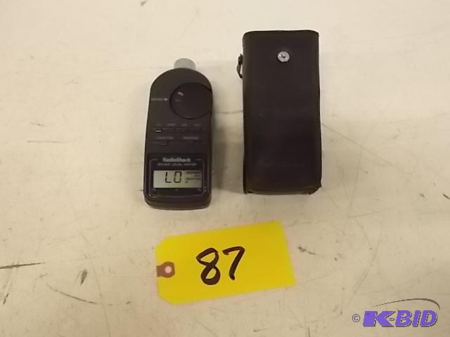 Radio Shack Digital Sound Level Meter, Works...