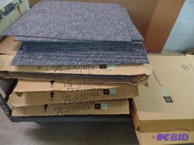 lot 33 image: 5 Brand New Boxes of Powerbond RS Modular Carpet Tiles