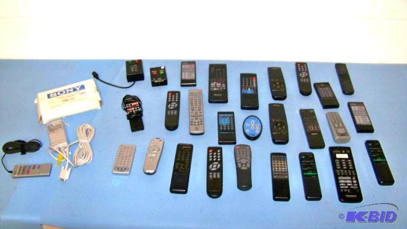 lot 49 image: Lot of Professional Video Equipment Remote Controls
