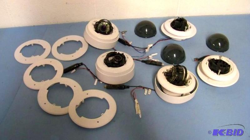 lot 54 image: Lot of CCTV Surveillance Video Camera Pieces and Parts