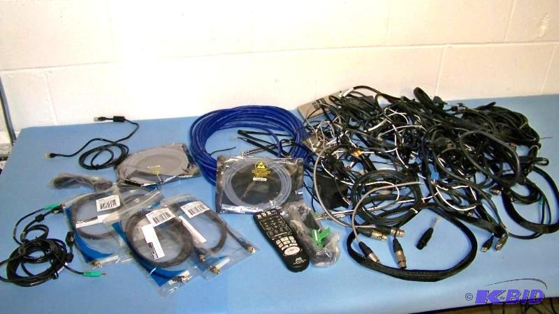 lot 56 image: Miscellaneous Audio and Video Cable Lot
