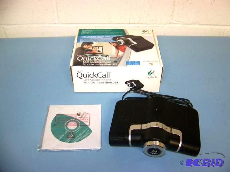 lot 70 image: Logitech, QuickCall, USB Speakerphone