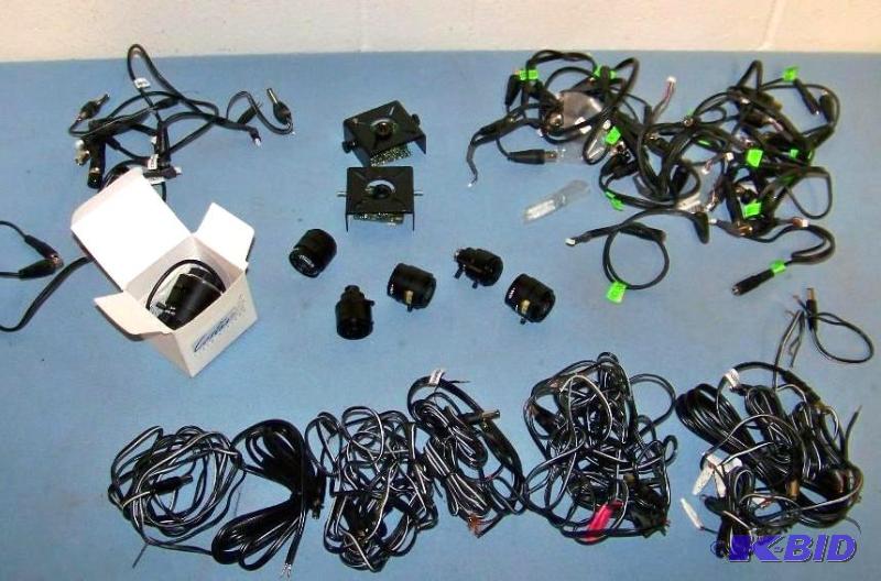 lot 85 image: Lot of Video Camera Lenses & CCTV Surveillance Items