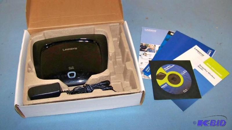 lot 89 image: Linksys  Cisco, RangePlus Wireless Router