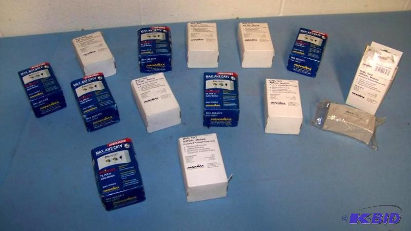 lot 91 image: (6) Panamax, Max ANTCATV Single Line Surge Protection Module and (7) Max Tel2 AllPath Module