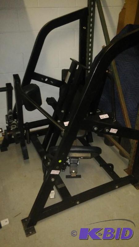 Nautilus plate loaded abdominal crunch
