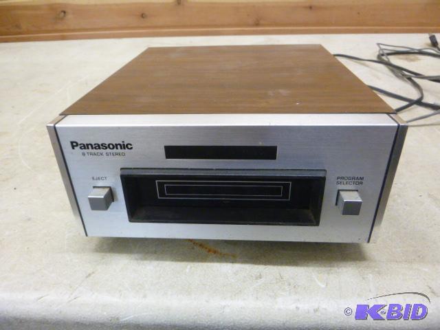 lot 101 image: Panasonic 8 Track Tape Player RS-801US...