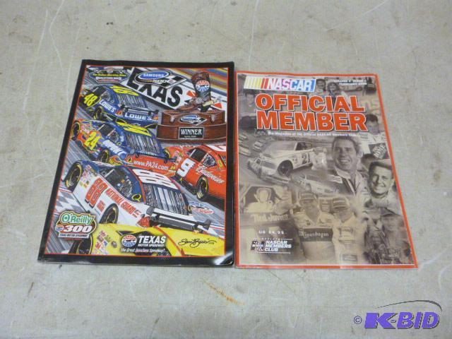 lot 105 image: Two NASCAR Books...