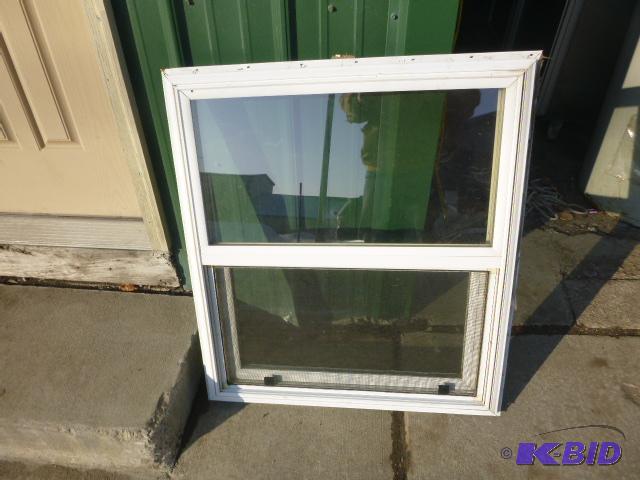 lot 132 image: Window Double hung with screen - 30 12"...