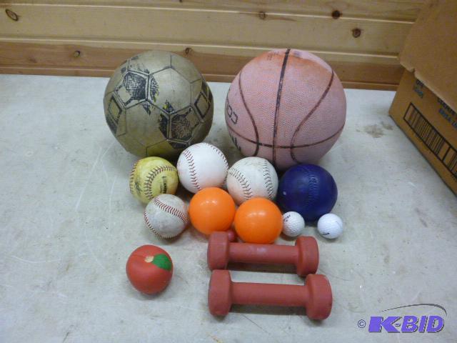 lot 143 image: Miscellaneous Balls and Weights...