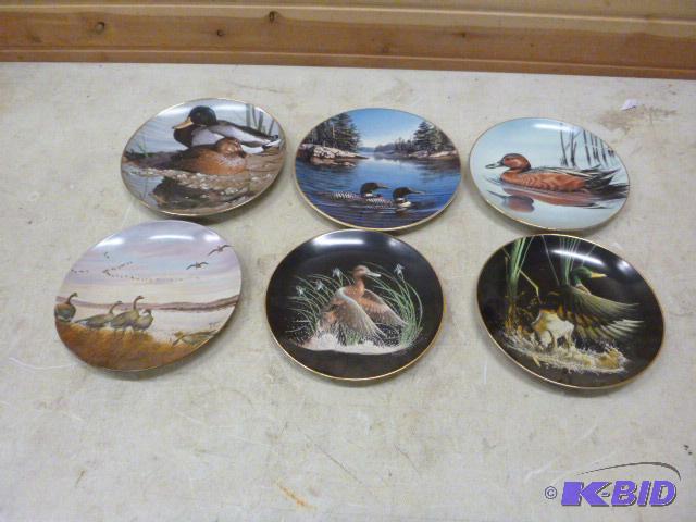 lot 179 image: Six Wildlife Plates...