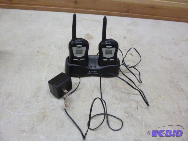 lot 185 image: Pair of Cobra 2-Way Radios Clear Call - Model...