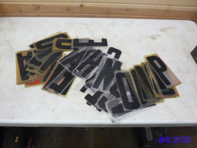 lot 208 image: Advertising Letters 9" high....