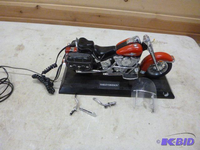 lot 217 image: Harley Davidson Telephone Some pieces broken ...