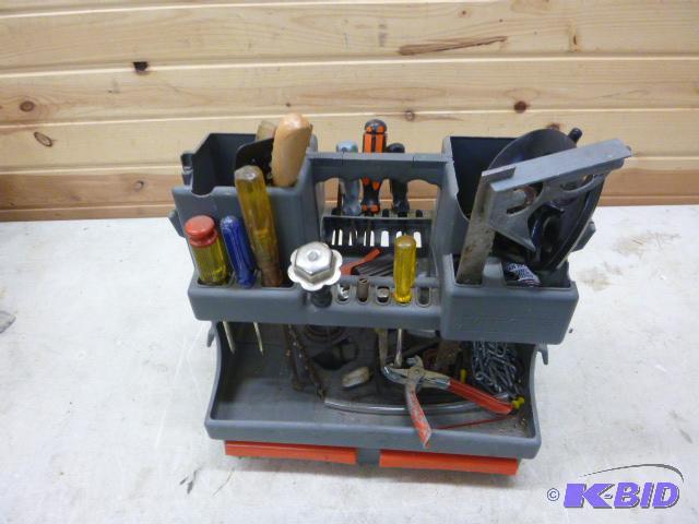 lot 229 image: Tool Caddie with Miscellaneous Tools...
