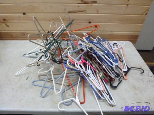 lot 230 image: Lot of Plastic Clothes Hangers...