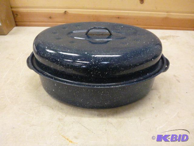 lot 243 image: 16" Enamel Roaster...