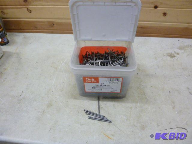 lot 29 image: Lot of 3" 16D Duplex Nails...