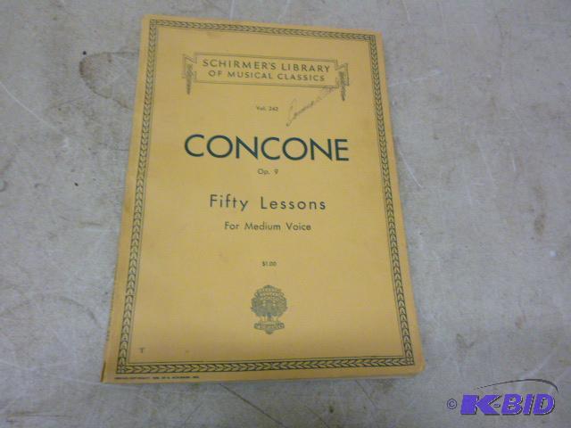 lot 67 image: Schirmers Library of Musical Classics Concon...