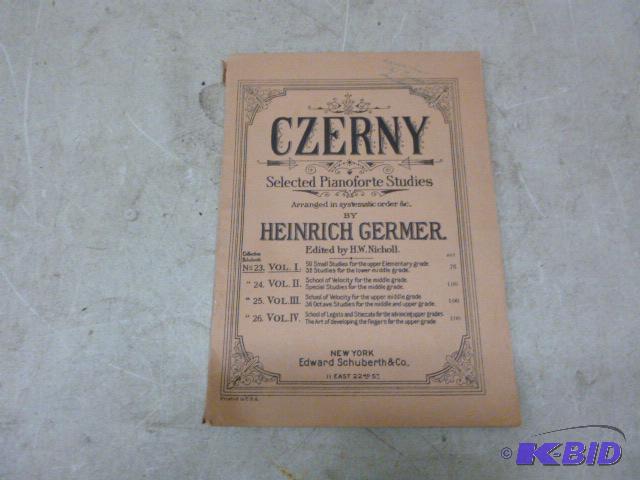 lot 68 image: Czerny&nbspSelected Pianoforte Studies By He...
