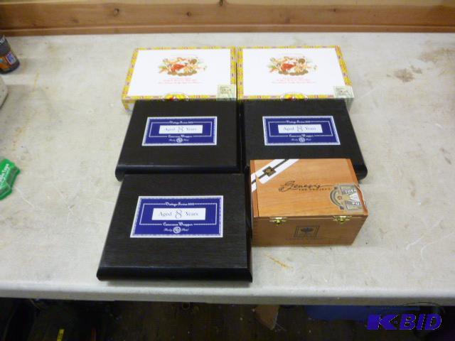 lot 85 image: Six Cigar Boxes...
