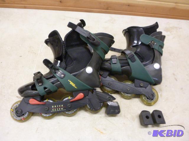lot 9 image: Launch Sports Inlines Skates With Quick Click...
