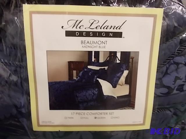 McLeland Design Beaumont Midnight Blue 17pc. ...