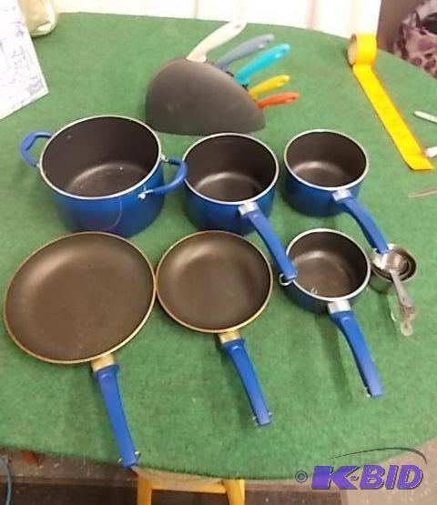 6pc. Martha Stewart Cookware Set, Ikea Knife ...