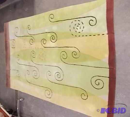 100% Wool Area Rug (5x8)...
